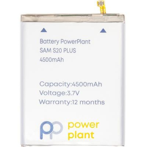 Акумулятор для телефону PowerPlant Samsung Galaxy S20 Plus (EB-BG985ABY) 4500mAh краща модель в Івано-Франківську