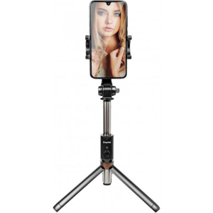 Трипод Dispho WS-18002 Selfie Stick Tripod Bluetooth Black (DSP-WS18002) ТОП в Ивано-Франковске