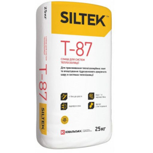 Суміш для систем теплоізоляції Siltek T-87 25кг в Івано-Франківську