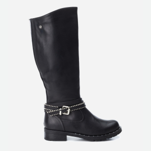 Сапоги XTI Pu Ladies Boots 48496-1 38 24 см Черные (8434739180405) лучшая модель в Ивано-Франковске