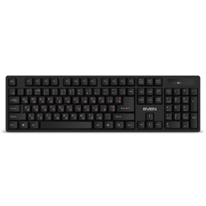 Клавіатура Sven KB-C2100W Black USB UAH краща модель в Івано-Франківську