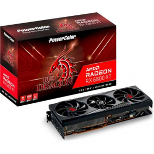 хорошая модель Відеокарта PowerColor Radeon RX 6800 XT Red Dragon, 16 GB (AXRX 6800XT 16GBD6-3DHR/OC)