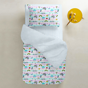 Пододеяльник Cosas Unicorn Rainbow-Dots 110х140 (4822052045787) ТОП в Ивано-Франковске