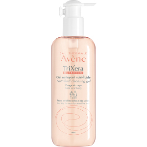 Очищающий гель Avene TriXera Nutrition для сухой кожи лица и тела 400 мл (3282770074710) ТОП в Ивано-Франковске