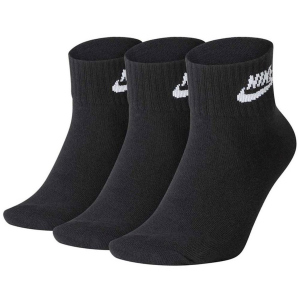 Набір шкарпеток Nike U Nk NSW Evry Essential Ankle 3Pr SK0110-010 S (34–38) 3 пари Чорний (193145890510) в Івано-Франківську