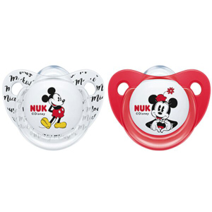 Пустышка Nuk Trendline Disney Mickey с 6 месяцев 2 шт (4008600313038) ТОП в Ивано-Франковске