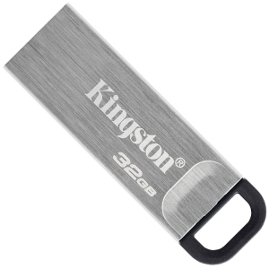 Kingston DataTraveler Kyson 32GB USB 3.2 Silver/Black (DTKN/32GB) лучшая модель в Ивано-Франковске