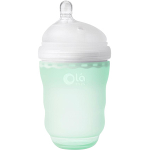 Детская силиконовая антиколиковая бутылочка Olababy GentleBottle Mint Бирюзовый 240 мл (80820) в Ивано-Франковске