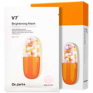 Маска, що освітлює, з вітамінним комплексом Dr.Jart+ V7 Brightening Mask 30 г x 5 шт (8809535809162) ТОП в Івано-Франківську