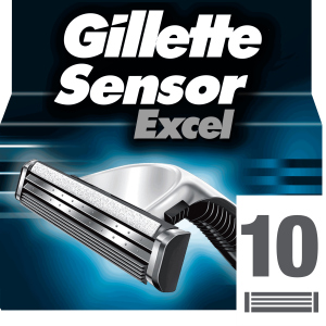 Сменные картриджи для бритья (лезвия) мужские Gillette Sensor Excel 10 шт (3014260245832) ТОП в Ивано-Франковске