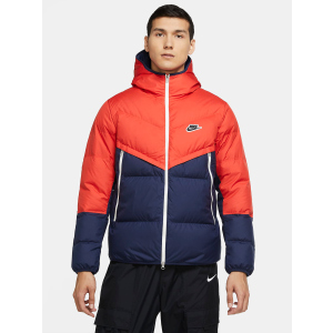 Пуховик Nike M Nsw Dwn Fil Wr Jkt Shld CU4404-673 XS Оранжево-синій в Івано-Франківську