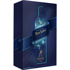 Виски Johnnie Walker Blue label выдержка 25 лет 0.7 л 40% в подарочной упаковке с 2-мя стаканами (5000267180946) лучшая модель в Ивано-Франковске