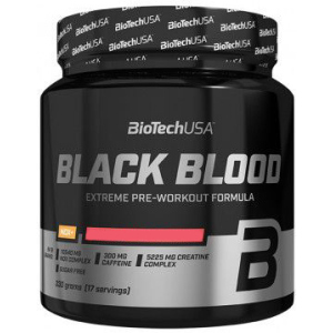 Передтренувальний комплекс BioTech Black Blood NOX+ 330 г Чорниця-лайм (5999076232376) ТОП в Івано-Франківську