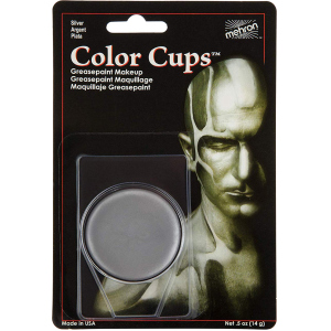 Кремовый грим Mehron Color Cups Silver 12 г (CCC-S) (764294502090) лучшая модель в Ивано-Франковске