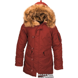 Парка Alpha Industries Altitude W Parka L Red Ochre ТОП в Ивано-Франковске