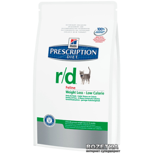 Сухой корм для кошек Hills Prescription Diet Feline r/d 5 кг (4318,08) (052742431802) лучшая модель в Ивано-Франковске