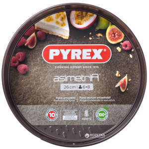 Форма для выпечки пирогов со съемным дном круглая Pyrex Asimetria 26 см (AS26BS0) рейтинг