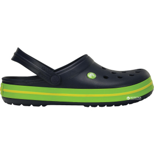 Кроки Crocs Jibbitz Crocband 11016-40I-M9/W11 42-43 26.3 см Сині із зеленим (8873509352954) в Івано-Франківську