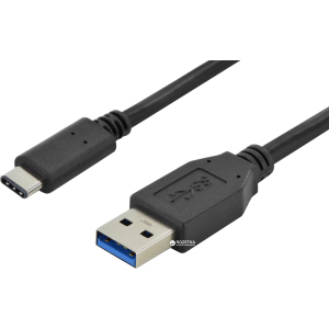 Кабель Digitus Assmann USB Type-C - USB 3.0 1 м (AK-300136-010-S) краща модель в Івано-Франківську