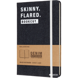 Нотатник Moleskine Denim 13 х 21 см 240 сторінок у лінійку Skinny (8058341710753) краща модель в Івано-Франківську