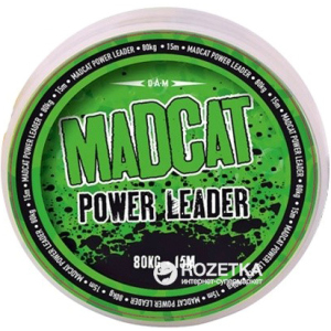 Шнур DAM Madcat Power Leader 15 м 80 кг/178 фунтів (3795080) ТОП в Івано-Франківську