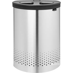 Бак для белья Brabantia двухсекционный 55 л Matt Steel (105029) в Ивано-Франковске