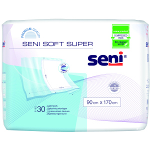 Пелюшки гігієнічні Seni Soft Super 90х170 30 шт (5900516691998) ТОП в Івано-Франківську