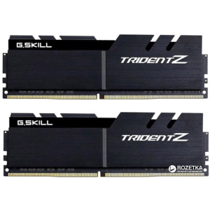 Оперативна пам'ять G.Skill DDR4-4000 32768MB PC4-32000 (Kit of 2x16384) Trident Z Black (F4-4000C19D-32GTZKK) ТОП в Івано-Франківську