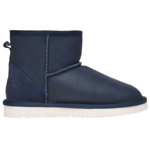 Угги UGG Classic Mini Leather Navy W 117011 38 Темно-синие в Ивано-Франковске