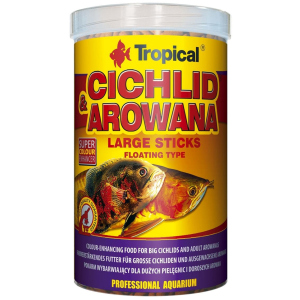 Корм Tropical Cichlid&amp;Arowana Large Sticks для акваріумних риб у паличках 1 л (5900469635360)