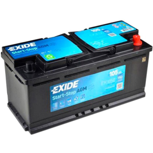 Автомобильный аккумулятор Exide AGM 6СТ-105 (EK1050) 105 Ач (-/+) Euro 950 А (EK1050) ТОП в Ивано-Франковске