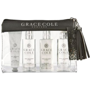 Набор для женщин Grace Cole Travel Set White Nectarine & Pear + косметичка (5055443697510) в Ивано-Франковске