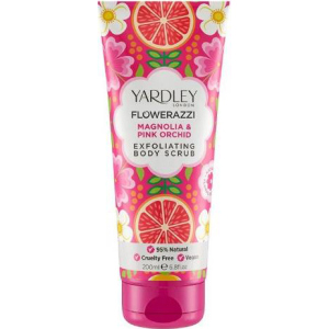 Скраб для тіла Yardley Flowerazzi Magnolia &amp; Pink Orchid Exfoliating Body Scrub 200 мл (5056179300675) в Івано-Франківську