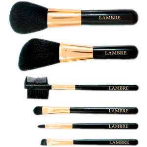 Набор из 6 кистей Lambre Brush Set для макияжа в футляре (3760106022388) ТОП в Ивано-Франковске