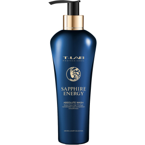 Шампунь T-LAB Professional Sapphire Energy Absolute Wash для анти-ейдж ефекту волосся та тіла 300 мл (5060466662568) в Івано-Франківську