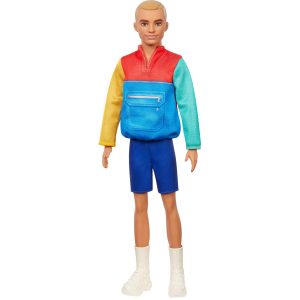 купить Кукла Barbie Кен Модник в свитшоте в стиле пэчворк (GRB88)