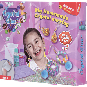 Набор для творчества Paulinda Crystal glue DIY Серьги 6 в 1 (PL-199610) (6930518996981)