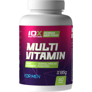 Комплекс вітамінів для чоловіків 10X Nutrition Multivitamin for Men 60 таблеток (525272730948) ТОП в Івано-Франківську