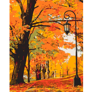 купить Набор Santi картина по номерам "Золотая осень" 40х50 см (953841) (4823091910371)