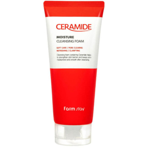 Пенка для умывания FarmStay Ceramide Moisture Cleansing Foam с керамидами 180 мл (8809480772856) лучшая модель в Ивано-Франковске