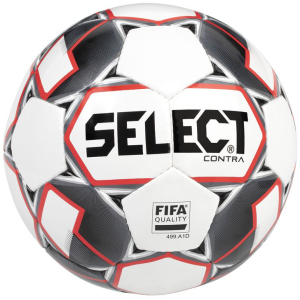 М'яч футбольний Select Contra FIFA (014) №4 White-Red (5703543200702) ТОП в Івано-Франківську