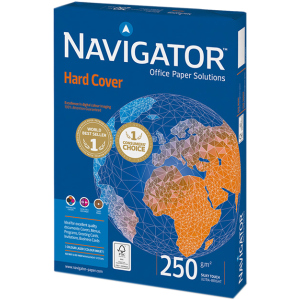 Папір Navigator Hard Cover А4 250 г/м² клас А 125 аркушів Білий (5602007989453) в Івано-Франківську