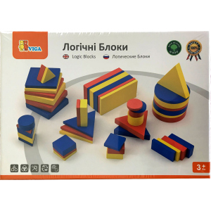 Навчальний набір Viga Toys Логічні блоки Дьєнеша (56164U) в Івано-Франківську