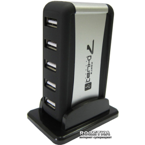 Хаб USB Lapara 7 портів USB 2.0 з блоком живлення (LA-UH7315) в Івано-Франківську