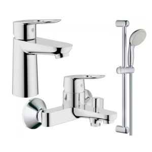 Набір змішувачів GROHE BauLoop 123214S (23337000 + 32815000 + 27598001) ТОП в Івано-Франківську