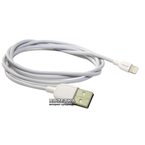 Кабель синхронизации JCPAL MFI USB to Lightning для Apple iPhone 1 м White (JCP6022) лучшая модель в Ивано-Франковске
