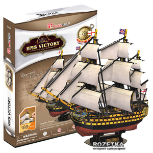 3D пазл CubicFun HMS Victory (T4019h) лучшая модель в Ивано-Франковске