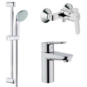 Набор смесителей GROHE BauEdge 123208S (23330000 + 32821000 + 27598001)