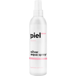 Зволожуючий спрей для обличчя для сухої та чутливої ​​шкіри Piel Silver Aqua Spray 250 мл (4823015904288) ТОП в Івано-Франківську