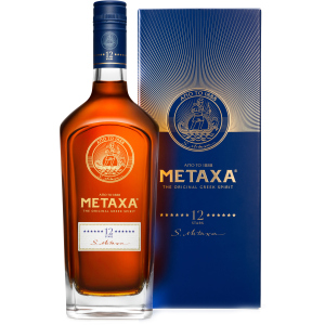 Бренди Metaxa 12 * 0.7 л 40% в подарочной упаковке (5202795150099_5202795150297) лучшая модель в Ивано-Франковске